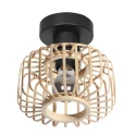 Luminaire de plafond BREEZA BEACH à 1 flamme E27 IP20, noir gradable