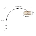 Steinhauer wall luminaire SPARKLED LIGHT E27 IP20, dimmable