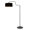 Steinhauer Lampadaire BLOEBA à 1 flamme E27 IP20, noir gradable
