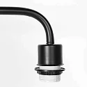 Steinhauer Lampadaire BLOEBA E27 IP20, gradable