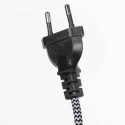 Steinhauer Luminaire mural BLOEBA à 1 flamme E27 IP20, noir gradable