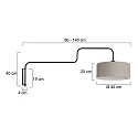 Steinhauer Luminaire mural BLOEBA E27 IP20, gradable