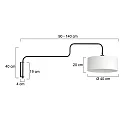Steinhauer Luminaire mural BLOEBA E27 IP20, gradable