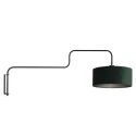 Steinhauer Luminaire mural BLOEBA à 1 flamme E27 IP20, noir gradable
