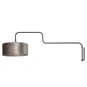 Steinhauer Luminaire mural BLOEBA à 1 flamme E27 IP20, noir gradable