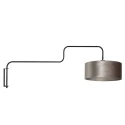 Steinhauer Luminaire mural BLOEBA à 1 flamme E27 IP20, noir gradable