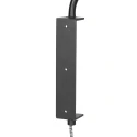 Steinhauer Luminaire mural BLOEBA à 1 flamme E27 IP20, noir gradable