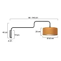 Steinhauer Luminaire mural BLOEBA E27 IP20, gradable