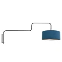 Steinhauer Luminaire mural BLOEBA à 1 flamme E27 IP20, noir gradable
