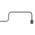 Steinhauer Luminaire mural BLOEBA à 1 flamme E27 IP20, noir gradable