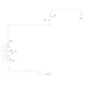 Steinhauer Luminaire mural BLOEBA à 1 flamme E27 IP20, noir gradable
