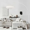 Steinhauer Lampadaire SPARKLED LIGHT E27 IP20, gradable
