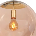 Steinhauer Luminaire à suspension BOLLIQUE à 1 flamme E27 IP20, laiton gradable