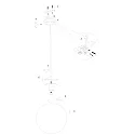 Steinhauer Luminaire à suspension BOLLIQUE E27 IP20, gradable