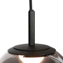 Steinhauer pendant luminaire BOLLIQUE 12 flames IP20, black dimmable