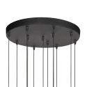 Steinhauer pendant luminaire BOLLIQUE 12 flames IP20, black dimmable