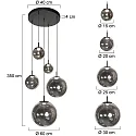 Steinhauer Luminaire à suspension BOLLIQUE IP20, gradable