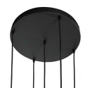 Steinhauer pendant luminaire GLIMSY 5 flames IP20, black dimmable