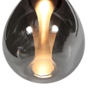 Steinhauer pendant luminaire GLIMSY 5 flames IP20, black dimmable