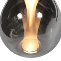 pendant luminaire GLIMSY 1 flame IP20, black dimmable