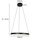 Mexlite Luminaire à suspension CIRCOLARE IP20, gradable
