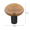 Mexlite Lampe de table BLOEBA E27 IP20, gradable