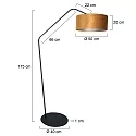 anne light & home Lampadaire ZIG-ZAG E27 IP20, gradable