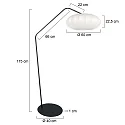 anne light & home Lampadaire ZIG-ZAG E27 IP20, gradable