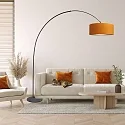 anne light & home Lampadaire CURVE E27 IP20, gradable