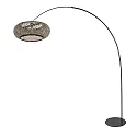 anne light & home floor lamp CURVE E27 IP20, dimmable