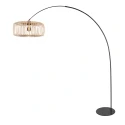 anne light & home arc luminaire CURVE 1 flame E27 IP20, black dimmable