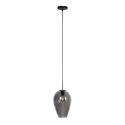 Mexlite pendant luminaire DROVIA 1 flame E27 IP20, black dimmable