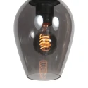 Mexlite pendant luminaire DROVIA 1 flame E27 IP20, black dimmable