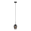 Mexlite pendant luminaire DROVIA 1 flame E27 IP20, black dimmable