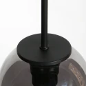 Mexlite pendant luminaire DROVIA 1 flame E27 IP20, black dimmable