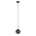 Mexlite pendant luminaire SFERIO 1 flame E27 IP20, black dimmable