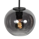 Mexlite Luminaire à suspension SFERIO à 1 flamme E27 IP20, noir gradable