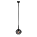 Mexlite Luminaire à suspension SFERIO à 1 flamme E27 IP20, noir gradable