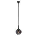 Mexlite Luminaire à suspension SFERIO à 1 flamme E27 IP20, noir gradable