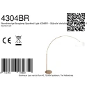 Steinhauer Lampadaire SPARKLED LIGHT E27 IP20, gradable