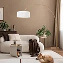 Steinhauer Lampadaire SPARKLED LIGHT E27 IP20, gradable