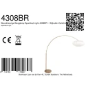 Steinhauer Lampadaire SPARKLED LIGHT E27 IP20, gradable