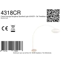 Steinhauer Lampadaire SPARKLED LIGHT E27 IP20, gradable