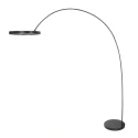 Mexlite Lampadaire LUNA-ARC à 2 flammes IP20, noir gradable