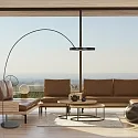 Mexlite floor lamp LUNA-ARC IP20, dimmable