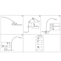 Mexlite Lampadaire LUNA-ARC IP20, gradable