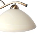 Steinhauer pendant luminaire ANTHEA 2 flames E27 IP20, bronze dimmable