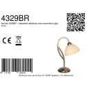 Steinhauer Lampe de table ANTHEA E27 IP20, gradable
