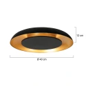Steinhauer Luminaire de plafond GOLDEN VEIL IP20, gradable