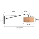 Steinhauer Lampadaire ELEGANT CLASSY E27 IP20, gradable
